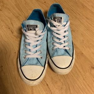 Light blue Converse